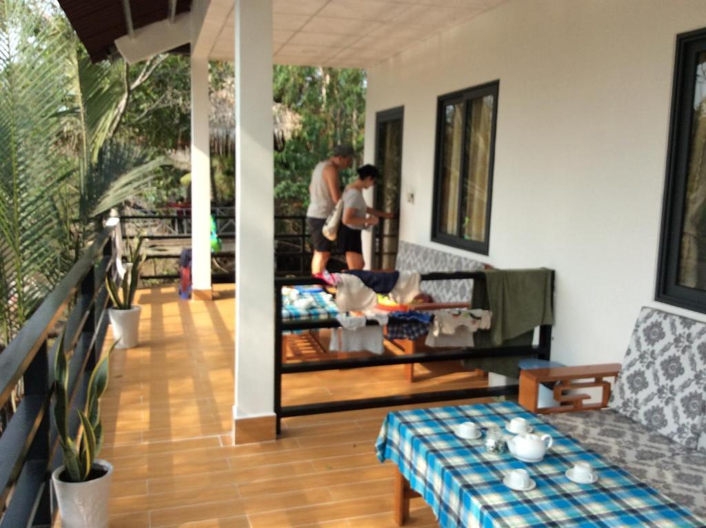 Ben Tre Quoc Phuong Riverside Homestay מראה חיצוני תמונה
